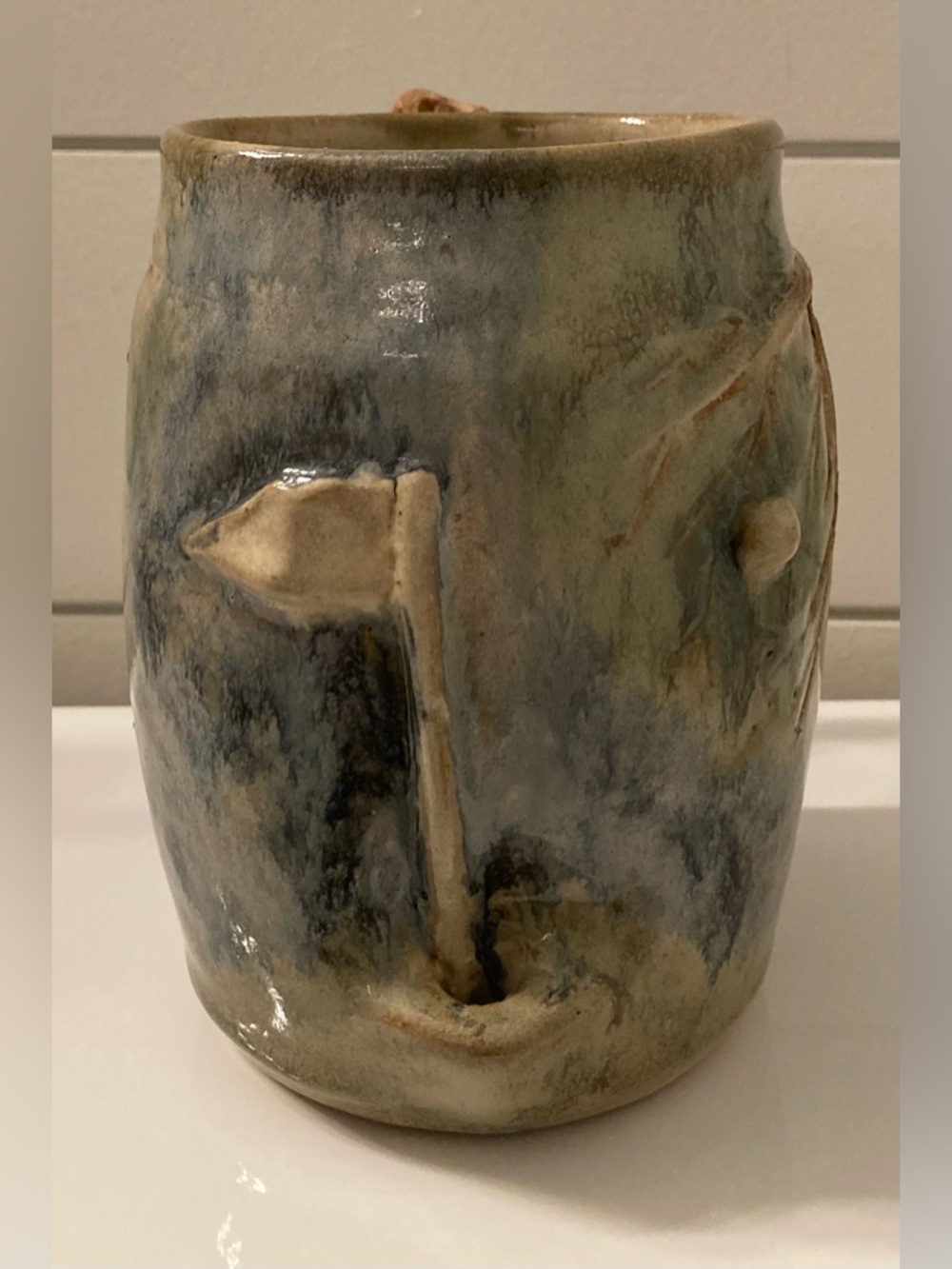 Ceramic Golf Themed Pottery Mug